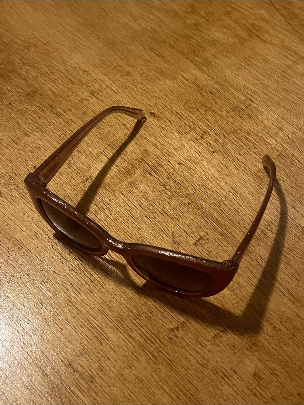 Kate Spade pink glitter cat eye sunglasses - Picture 3 of 8
